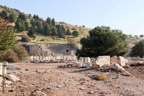 excavations on the archaeological site Ephesus in Turkey
