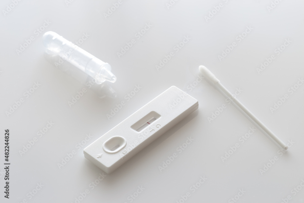 Negative SARS-CoV-2 antigen rapid test kit isolated Negative SARS-CoV-2 antigen rapid test kit isolated
