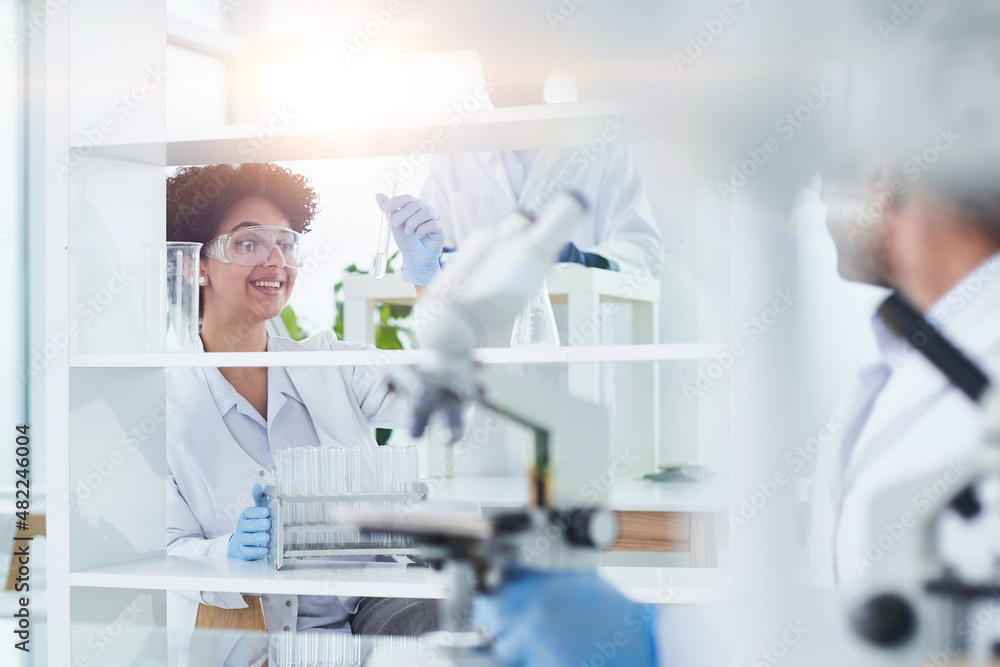 Team of Medical Research Scientists Working on Generation Experimental Drug Team of Medical Research Scientists Working on Generation Experimental Drug