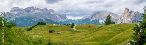Pralongia Plateau in the Dolomites