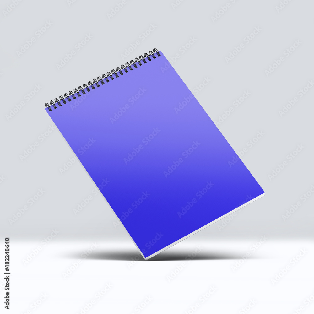 3d rendering mock up Spiral Paper 3d rendering mock up Spiral Paper