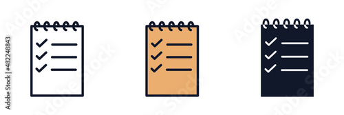 Wish list icon symbol template for graphic and web design collection logo vector illustration