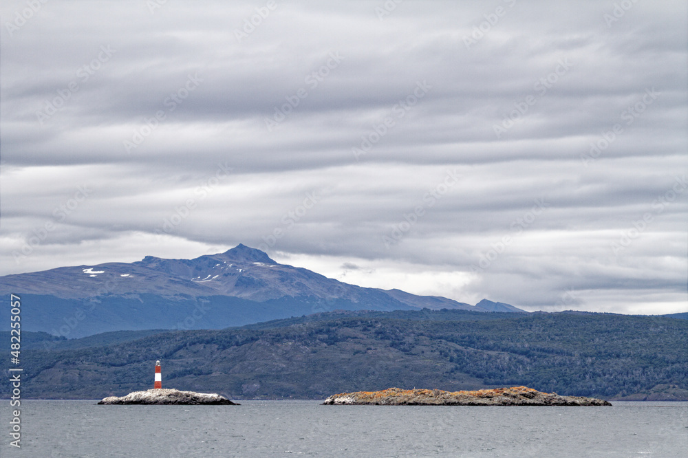 Mount Martial from Beagle Channel - Tierra del Fuego - Argentina Mount Martial from Beagle Channel - Tierra del Fuego - Argentina