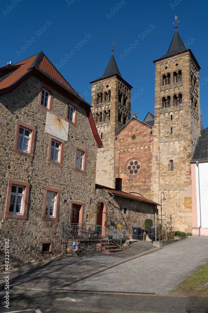Kloster und Basilika in Ilbenstadt in der Wetterau