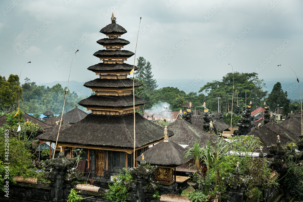 Magical view of Balinese Temples, Bali, Indonesia Magical view of Balinese Temples, Bali, Indonesia