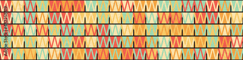 Abstract Geometric Pattern generative computational art illustration