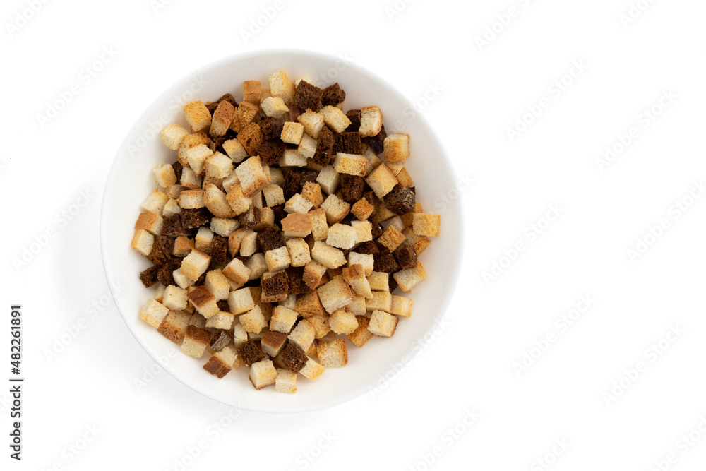 pile of homemade rusks isolated on white background pile of homemade rusks isolated on white background