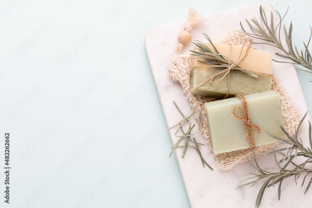Handmade natural soap with herbal. Handmade natural soap with herbal.