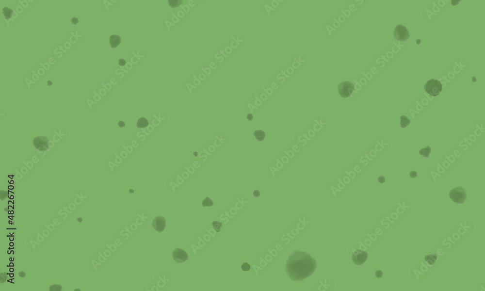 green background with a bunch of water splashes