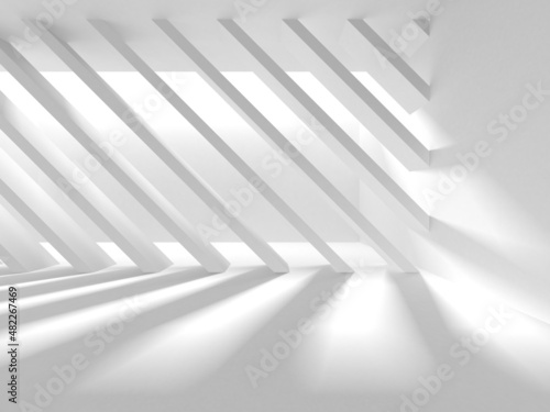 White Modern Background. Abstract Building Concept