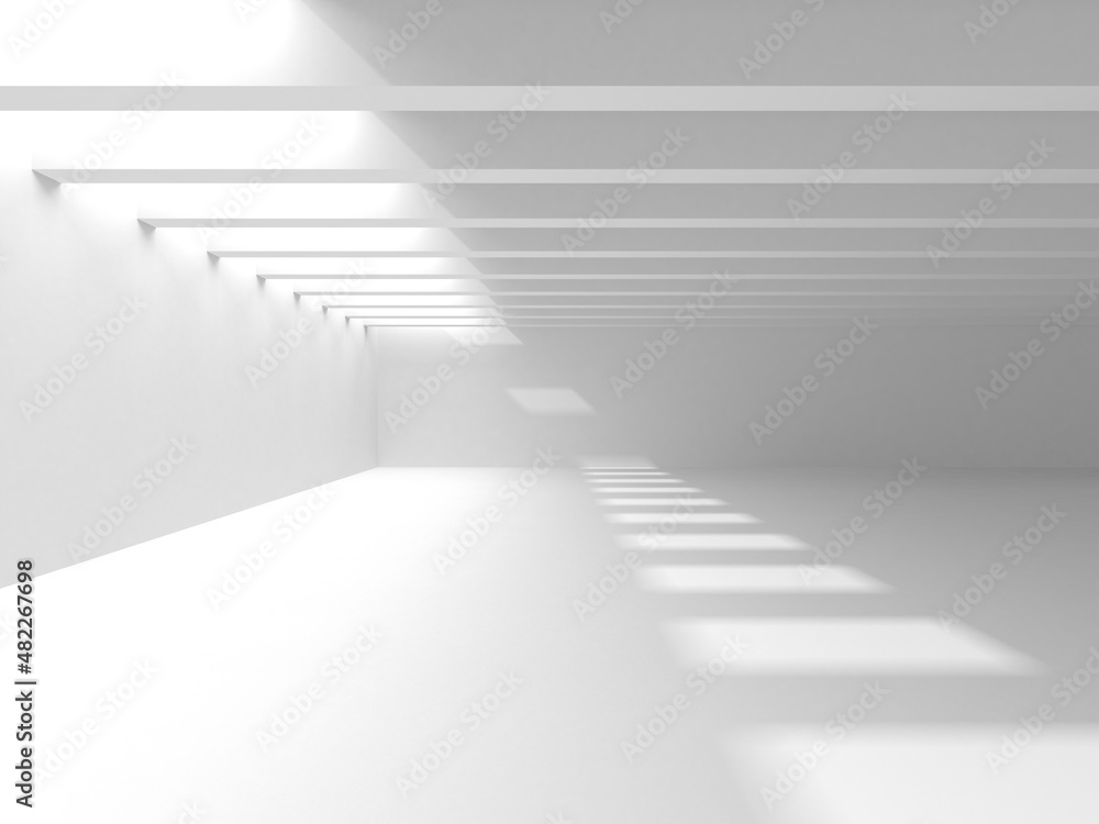 Obraz premium White Modern Background. Abstract Building Concept