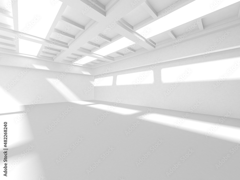 White Modern Background. Abstract Building Concept White Modern Background. Abstract Building Concept