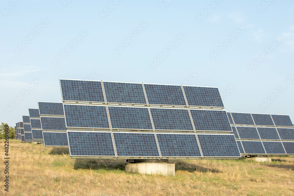 Granja de paneles solares de energia renovable Granja de paneles solares de energia renovable