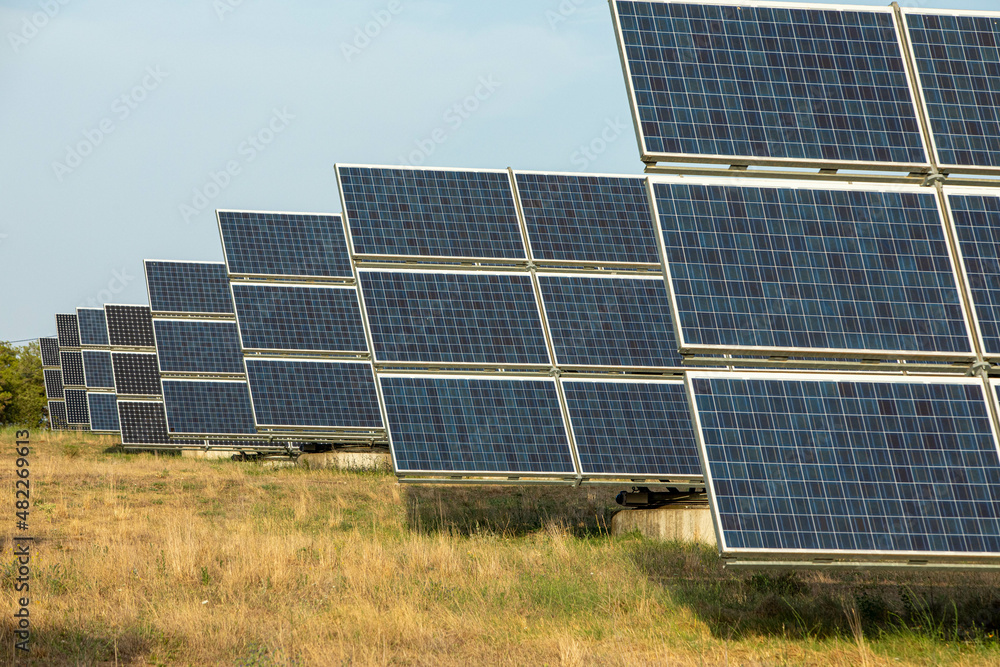 Granja de paneles solares de energia renovable Granja de paneles solares de energia renovable