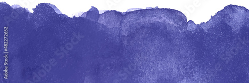 Brushstroke with very peri color of the 2022 on white background