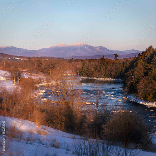 Mountain and River photo