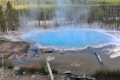 Hot Springs in Yellowstone National Park photo