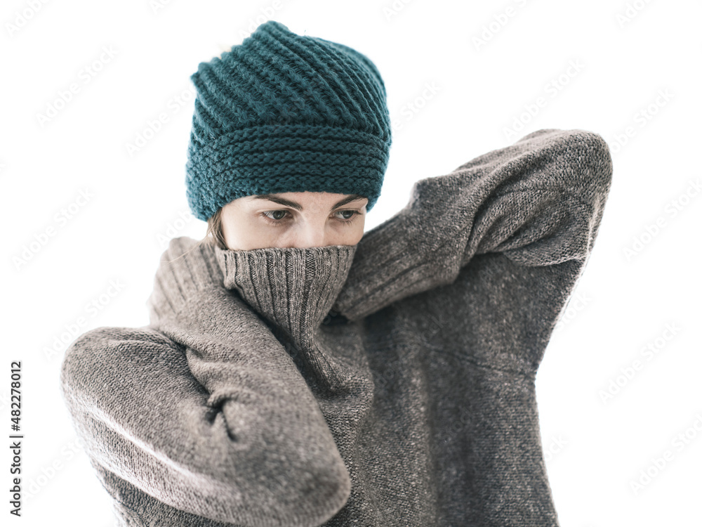 portrait of a girl wearing a sweater and beret portrait of a girl wearing a sweater and beret
