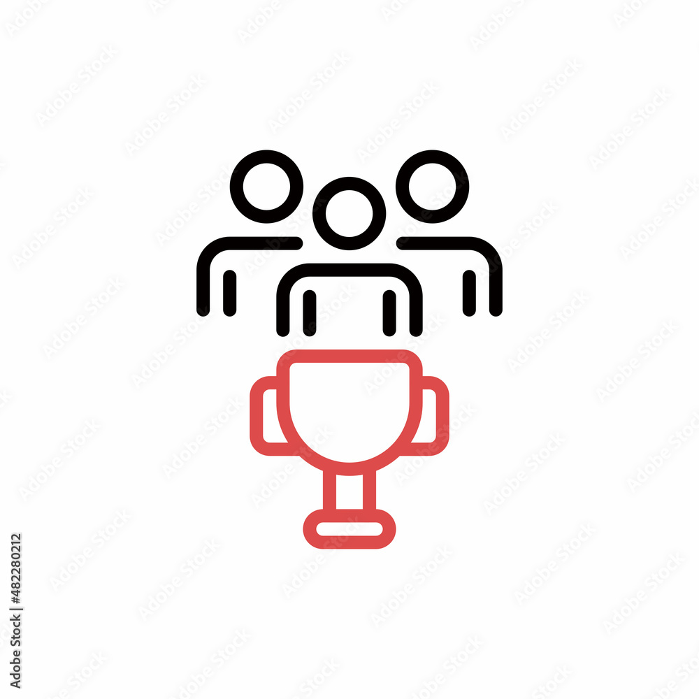 Personal Achievement Winner Outline Icon, Logo, and illustration Personal Achievement Winner Outline Icon, Logo, and illustration