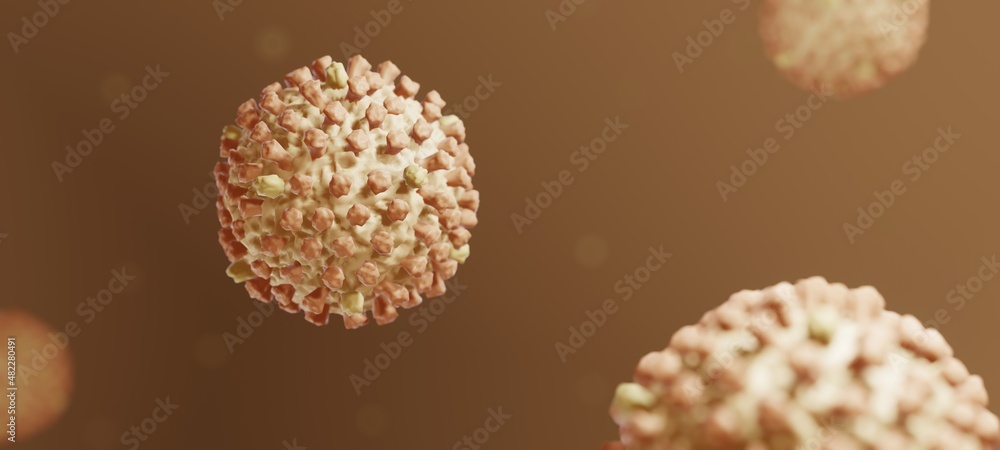 Εκτύπωση καμβά Herpes viruses such as Erpstein-Barr virus or Herpes Simplex Virus (HSV type 1 o