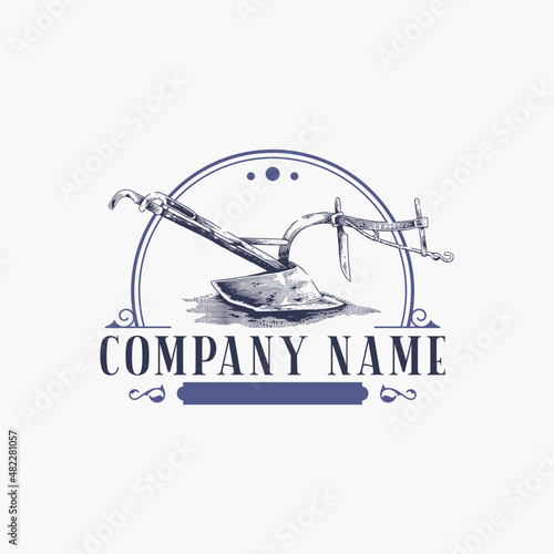plow classic rustic logo