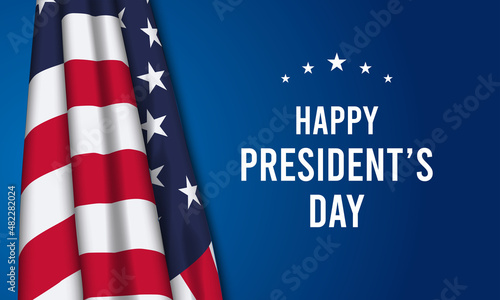 President's Day Background Design. Banner, Poster, Greeting Card. Vector Illustration.