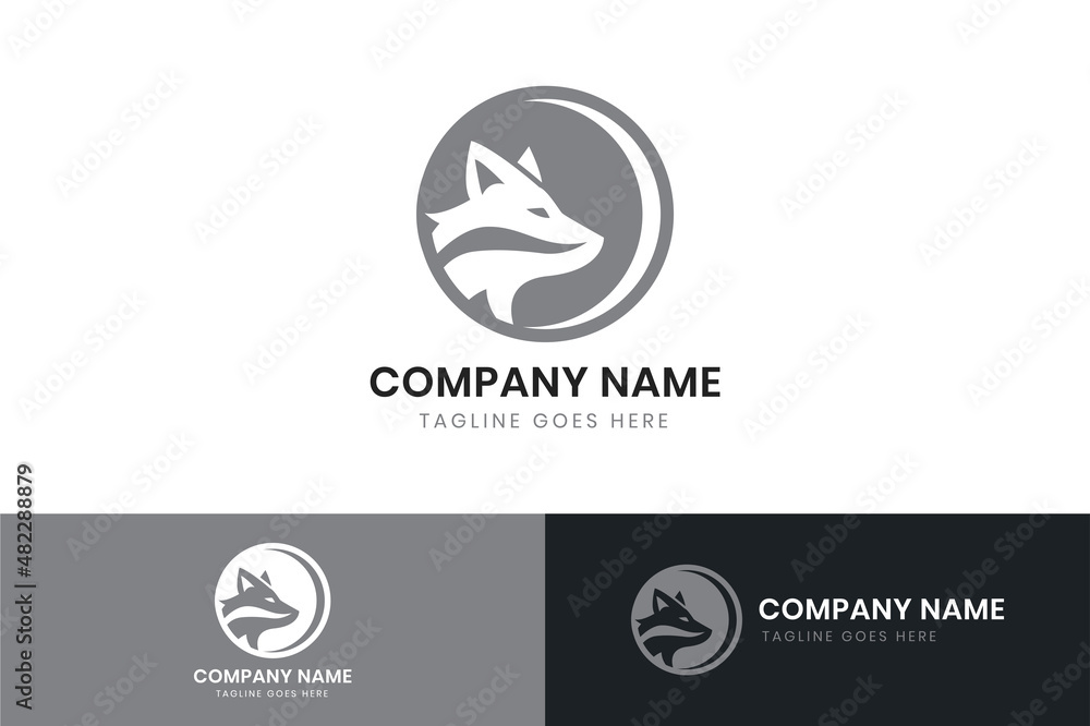Wolf logo template design. Wolf vector icon design. Wolf logo template design. Wolf vector icon design.