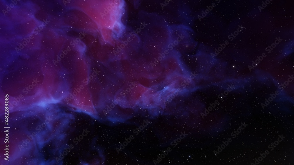 Fototapeta premium nebula gas cloud in deep outer space