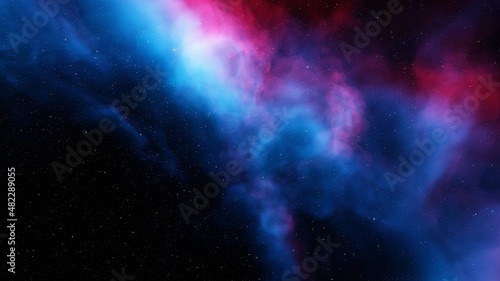 Fototapeta Naklejka Na Ścianę i Meble -  nebula gas cloud in deep outer space