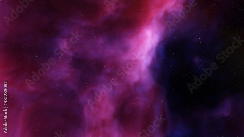 Fototapeta Naklejka Na Ścianę i Meble -  nebula gas cloud in deep outer space