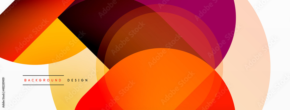 Creative geometric wallpaper. Minimal circle triangle and square line abstract background. Vector illustration for wallpaper banner background or landing page Creative geometric wallpaper. Minimal circle triangle and square line abstract background. Vector illustration for wallpaper banner background or landing page