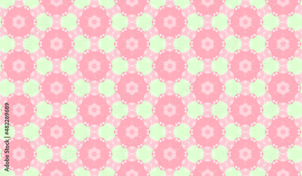 Seamless abstract texture, pattern in pink and yellow-green color Seamless abstract texture, pattern in pink and yellow-green color