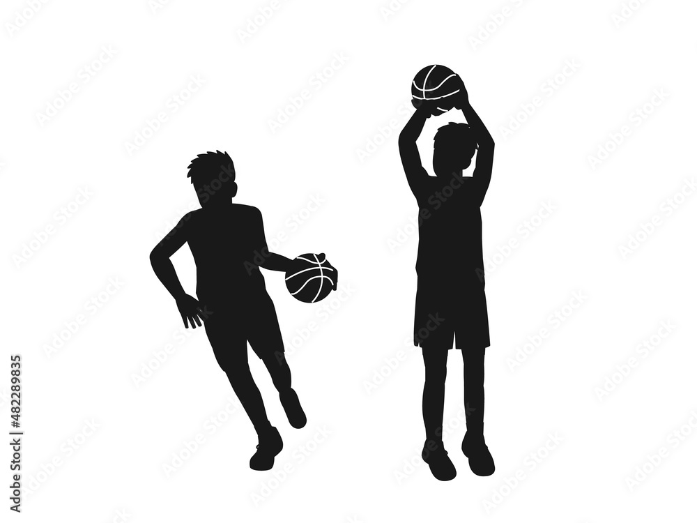 バスケットボール シルエット 男子 バスケ部 部活 スポーツ ドリブル シュート イラスト バスケットボール シルエット 男子 バスケ部 部活 スポーツ ドリブル シュート イラスト