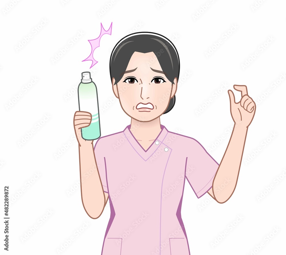 消臭スプレーを使う人