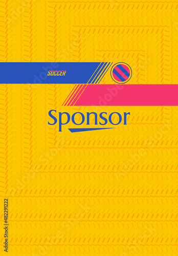 Soccer jersey design for sublimation 