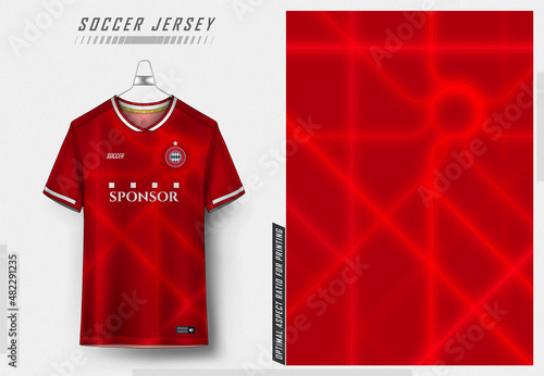 Soccer jersey design for sublimation 