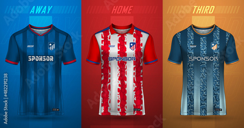 Premium collection of soccer jerseys