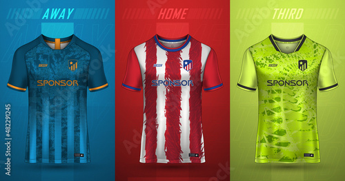 Premium collection of soccer jerseys