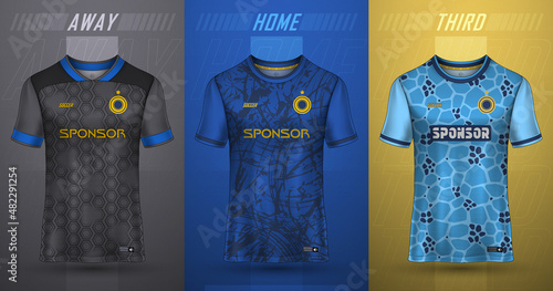 Premium collection of soccer jerseys