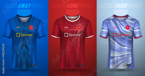 Premium collection of soccer jerseys