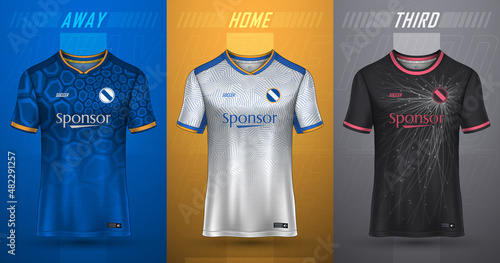 Premium collection of soccer jerseys