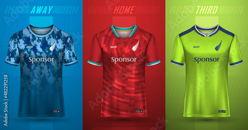 Premium collection of soccer jerseys