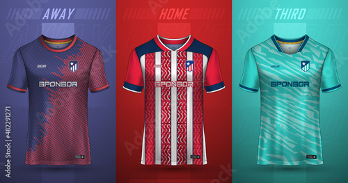 Premium collection of soccer jerseys