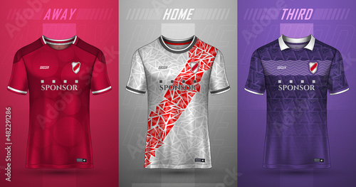 Premium collection of soccer jerseys