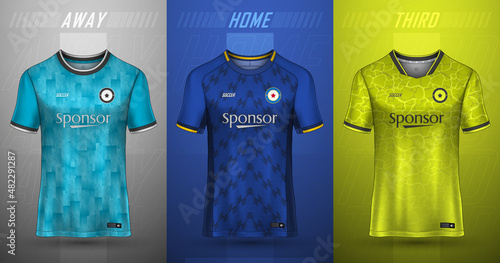 Premium collection of soccer jerseys