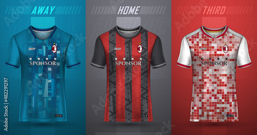 Premium collection of soccer jerseys