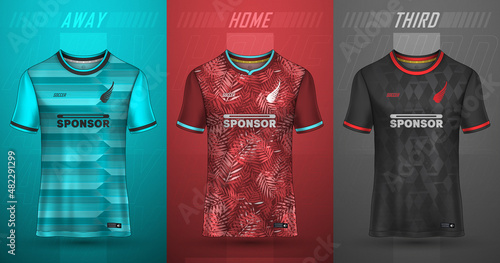 Premium collection of soccer jerseys
