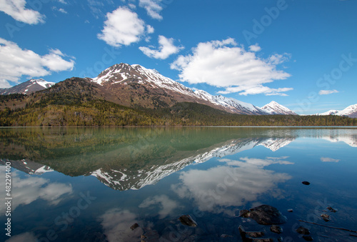Bear Lake on the Kenai Peninsula in Alaska United States
