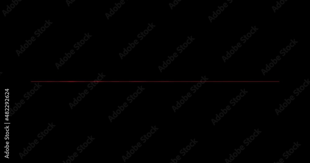 Animated Heart Rate Cardiogram Waveform Digital Lines Animated Heart Rate Cardiogram Waveform Digital Lines