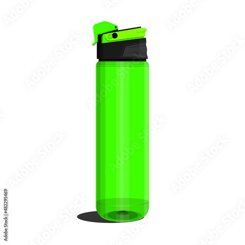 vector logo and cool drink bottle illustration